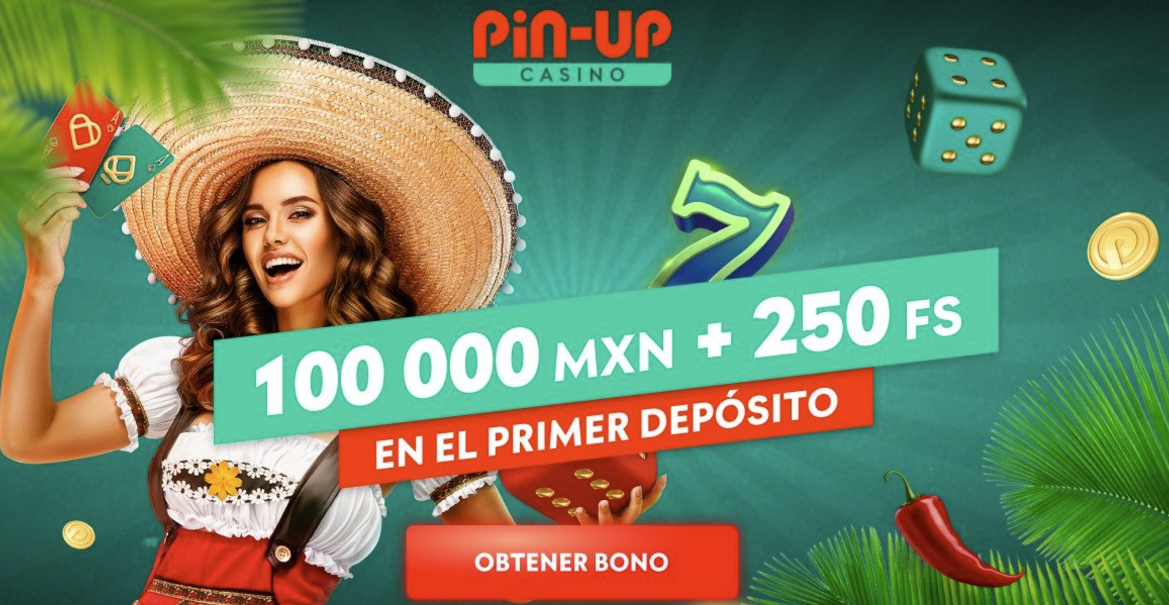 Bono de casino Pin Up Mexico